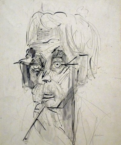 Head of an Old Farmer by Ernst Ludwig Kirchner